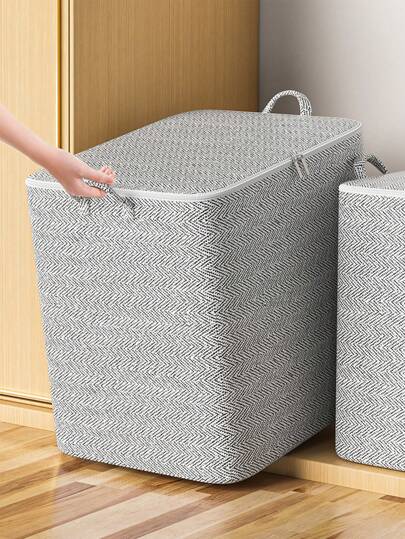 Gray Clothes Storage Bag