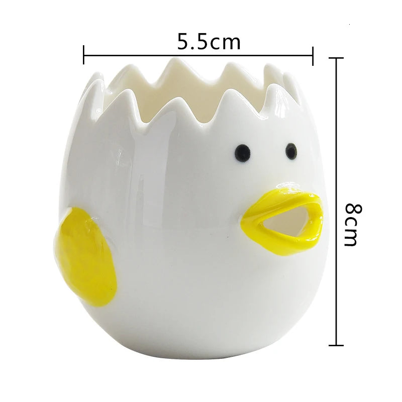 Creative Ceramic Egg Dividers Egg Yolk White