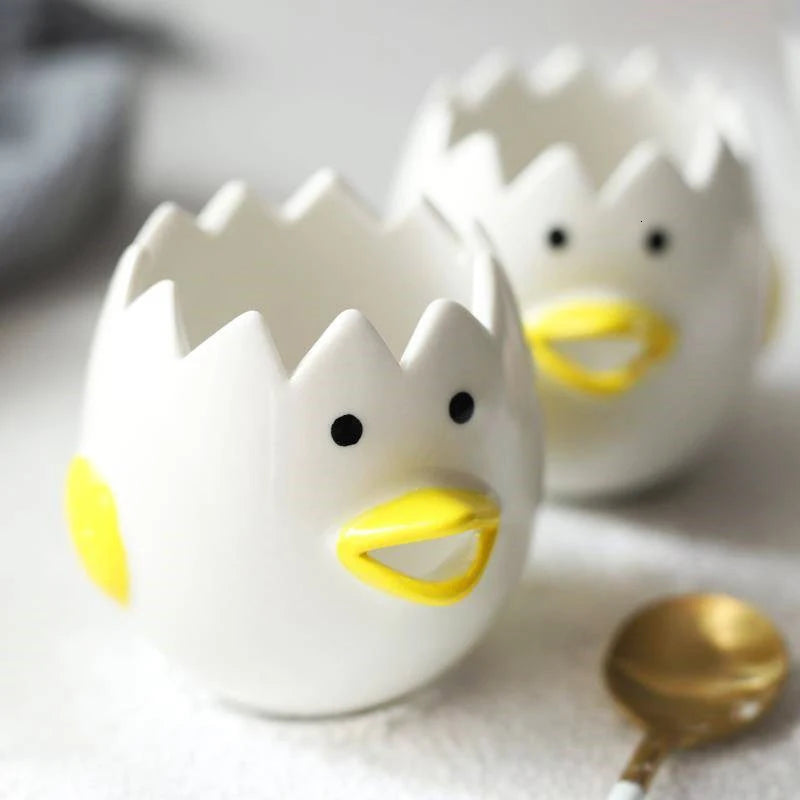 Creative Ceramic Egg Dividers Egg Yolk White