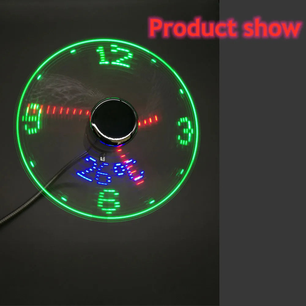 Fan clock Light Led