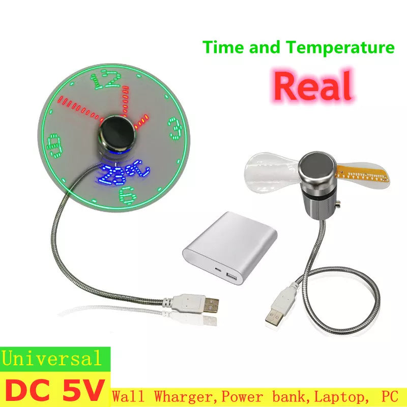 Fan clock Light Led